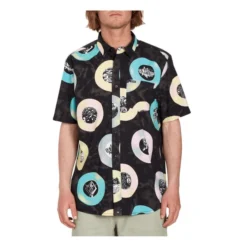 Volcom V Entertainment LP Short Sleeve Shirt In Black