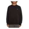 Volcom Single Stone Crew Sweatshirt In Black