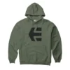Etnies Classic Icon Pullover Hoody In Military