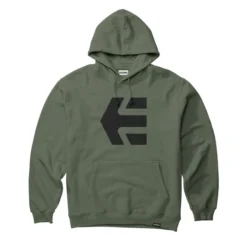 Etnies Classic Icon Pullover Hoody In Military
