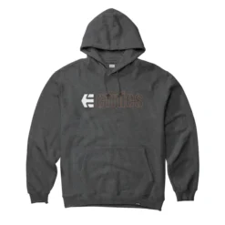 Etnies Ecorp Pullover Hoody In Charcoal/Heather