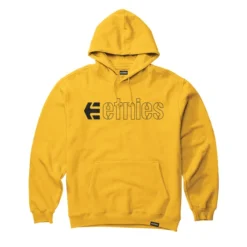 Etnies Ecorp Pullover Hoody In Yellow
