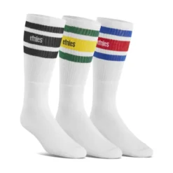Etnies Etnies Tube 3-Pack Crew Socks In Assorted