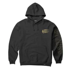 Etnies Joslin Pullover Hoody In Black/Gold
