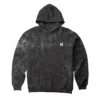 Etnies Team Embroidery Wash Pullover Hoody In Grey/Black