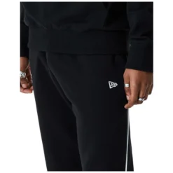 New Era Los Angeles Lakers NBA Stripe Piping Joggers In Black -STANCE Shop new era los angeles lakers nba stripe piping track trousers black 11904443 blk b3 hu8ydfvtc6xb5mb3