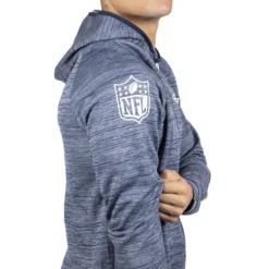 New Era New England Patriots NFL Engineered Half Zip Pullover Hoody In Oceanside Blue -STANCE Shop new era nfl engineered half zip new england patriots zipped hoody oceanside blue 12033395 osb b4 tfrykkg0fpqvstz6