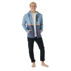 Rip Curl Anti Series Departed Full Zip Fleece In Dusty Blue -STANCE Shop rip curl anti series departed full zip fleece dusty blue cfedb9 3458 b3 vyvwla5vwfnqumsz