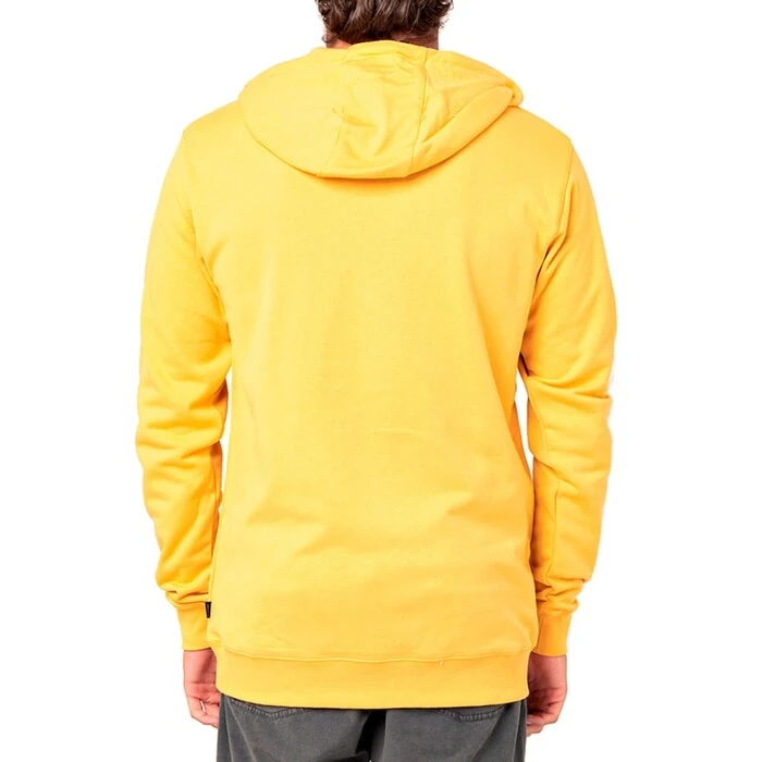 Rip Curl Boxed Hooded Pop Over Pullover Hoody In Mustard 2 Rip Curl Boxed Hooded Pop Over Pullover Hoody In Mustard - Image 2