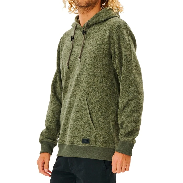 Rip Curl Crescent Pullover Hoody In Dark Olive 2 Rip Curl Crescent Pullover Hoody In Dark Olive - Image 2