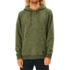 Rip Curl Crescent Pullover Hoody In Dark Olive