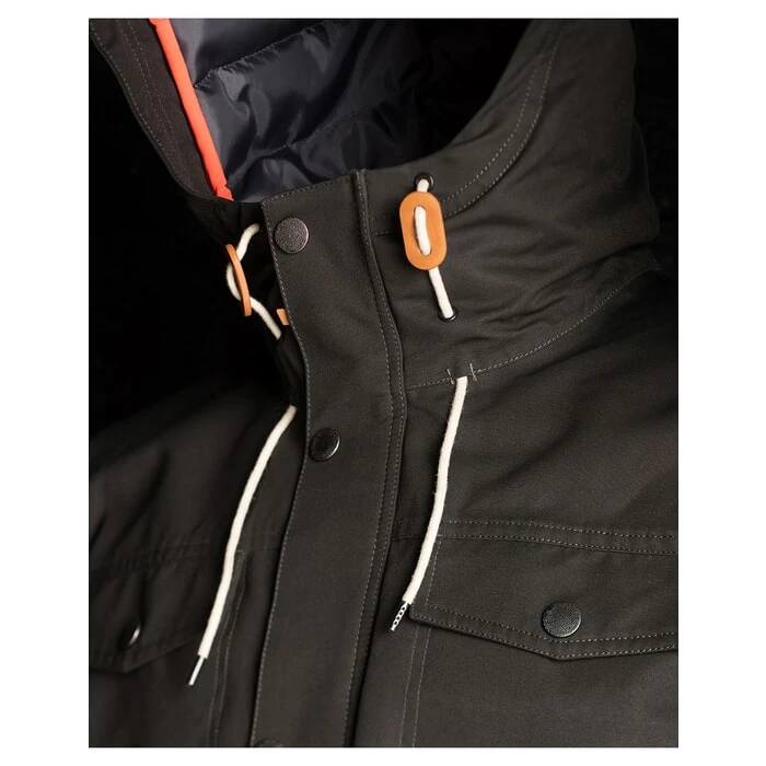 Rip Curl Easyrider Anti-Series Parka Jacket In Phantom 3 Rip Curl Easyrider Anti-Series Parka Jacket In Phantom - Image 3