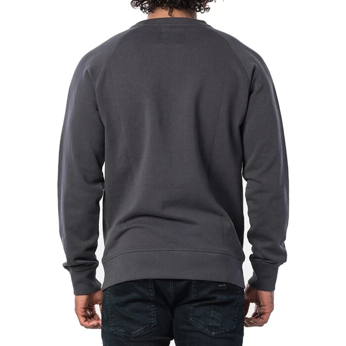 Rip Curl Eco Craft Sweatshirt In Washed Black 2 Rip Curl Eco Craft Sweatshirt In Washed Black - Image 2