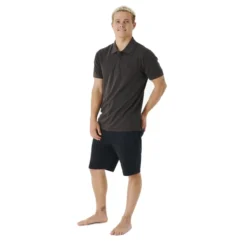 Rip Curl Faded Short Sleeve Polo Shirt In Washed Black -STANCE Shop rip curl faded short sleeve polo shirt washed black cplap9 8264 b3 fomlqxfytswfzdjx