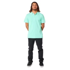 Rip Curl Faded Short Sleeve Polo Shirt In Yucca -STANCE Shop rip curl faded short sleeve polo shirt yucca cplap9 3400 b3 mpkb2kw52wu0i7dt