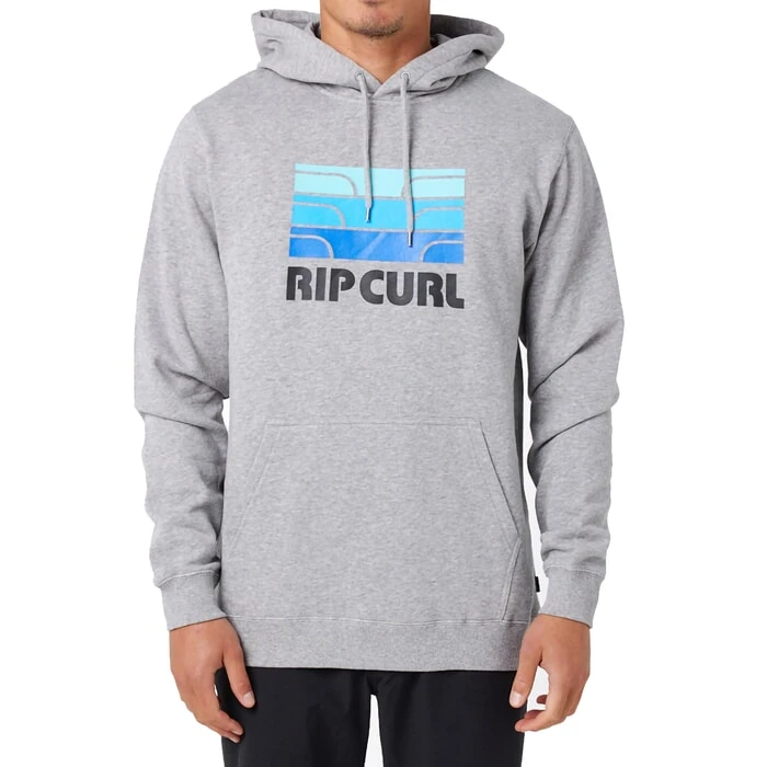 Rip Curl Hey Muma Pullover Hoody In Grey Marle 1 Rip Curl Hey Muma Pullover Hoody In Grey Marle