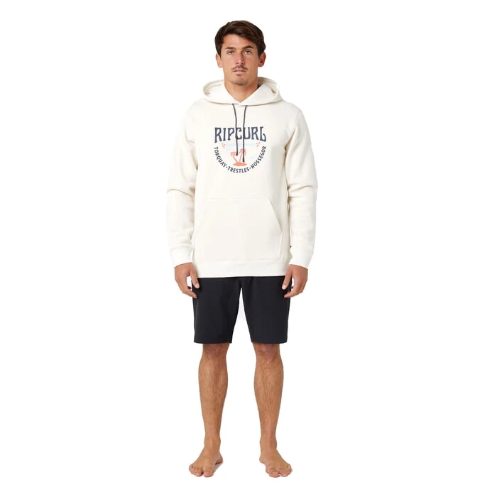 Rip Curl Les Esta Pullover Hoody In Bone 4 Rip Curl Les Esta Pullover Hoody In Bone - Image 4