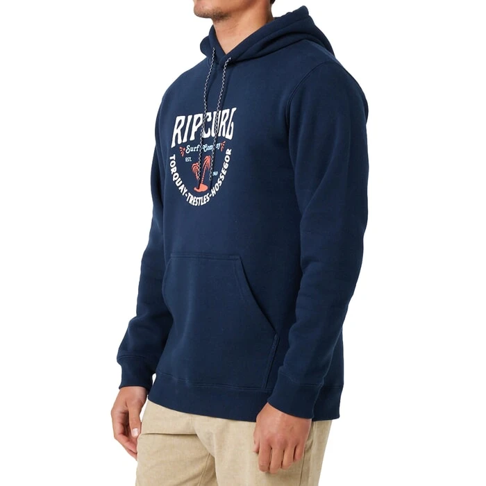 Rip Curl Les Esta Pullover Hoody In Dark Navy 2 Rip Curl Les Esta Pullover Hoody In Dark Navy - Image 2