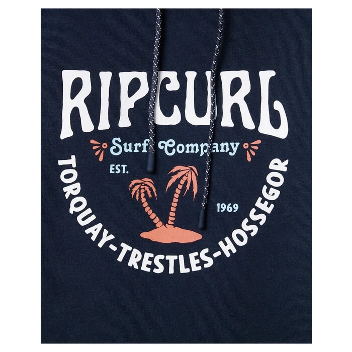 Rip Curl Les Esta Pullover Hoody In Dark Navy 4 Rip Curl Les Esta Pullover Hoody In Dark Navy - Image 4