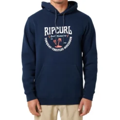 Rip Curl Les Esta Pullover Hoody In Dark Navy