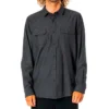Rip Curl Ourtime Long Sleeve Shirt In Black