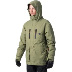 Rip Curl Palmer Snow Jacket In Loden Green