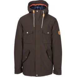 Rip Curl Puncher Anti-Series Parka Jacket In Mole