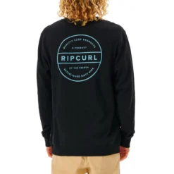 Rip Curl Re Entry Crew Sweatshirt In Black -STANCE Shop rip curl re entry crew sweatshirt black 00hmfl 90 b2 bpdynmibn4eoednc