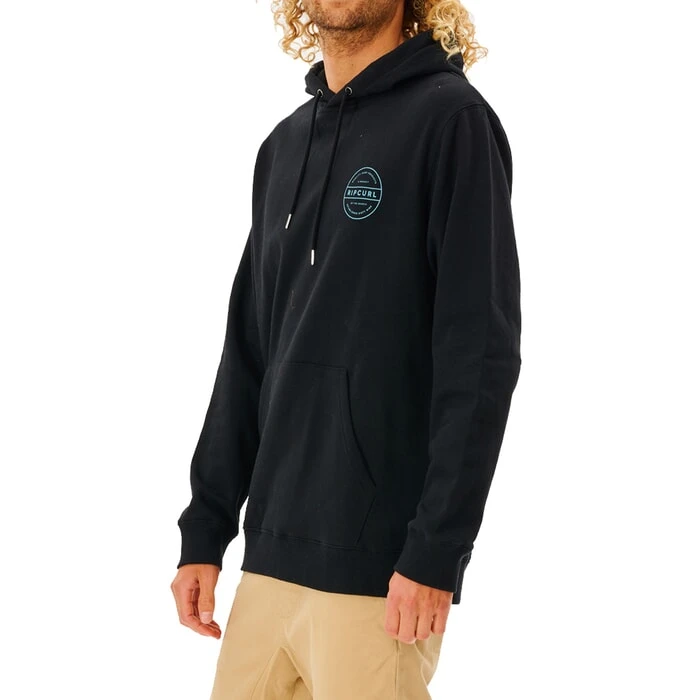 Rip Curl Re Entry Pullover Hoody In Black 2 Rip Curl Re Entry Pullover Hoody In Black - Image 2