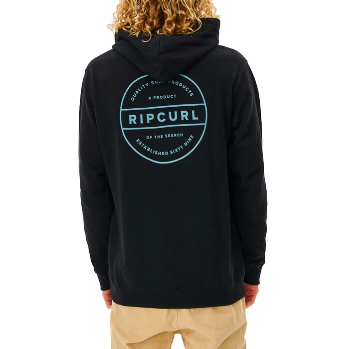 Rip Curl Re Entry Pullover Hoody In Black 3 Rip Curl Re Entry Pullover Hoody In Black - Image 3