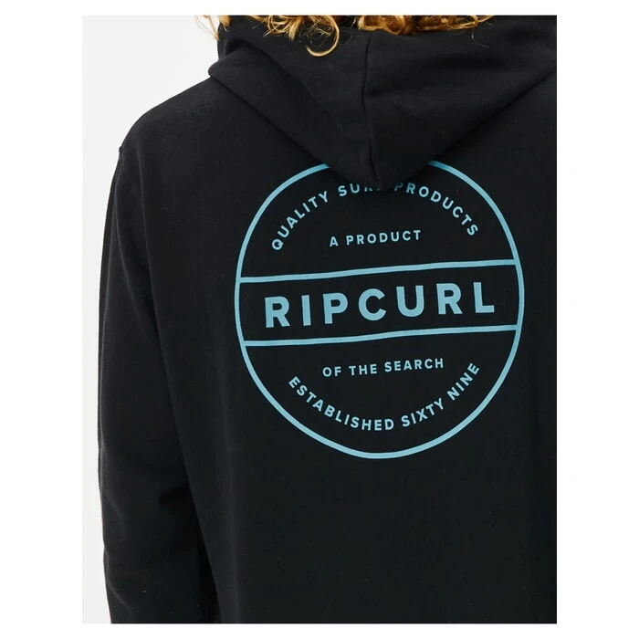 Rip Curl Re Entry Pullover Hoody In Black 5 Rip Curl Re Entry Pullover Hoody In Black - Image 5