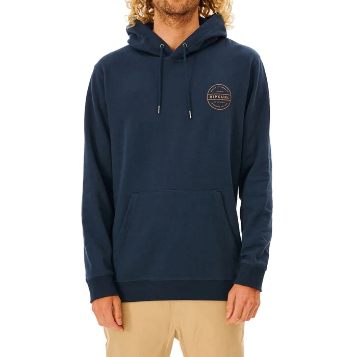 Rip Curl Re Entry Pullover Hoody In Dark Navy 1 Rip Curl Re Entry Pullover Hoody In Dark Navy