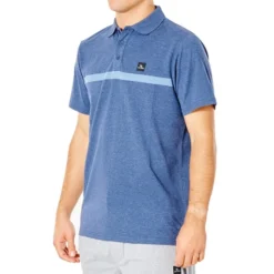 Rip Curl Vaporcool Varial Short Sleeve Polo Shirt In Navy Marle -STANCE Shop rip curl vaporcool varial polo shirt navy marle cplar9 3277 b1 1