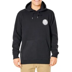 Rip Curl Wetsuit Icon Hood Pullover Hoody In Black