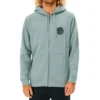 Rip Curl Wetsuit Icon Zipped Hoody In Mineral Blue