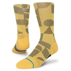 Stance Building Crew Socks In Gold