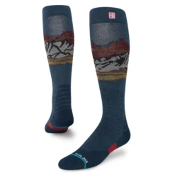 Stance Chin Valley Jimmy Chin Snow Socks In Blue
