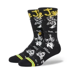 Stance Circle Jerks Circle Jerks Crew Socks In Yellow
