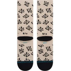 Stance Deserted Crew Socks In Khaki -STANCE Shop stance deserted casual socks khaki a555d22des kha b2 tftecxdwyflztrie