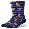 Stance Face Melt Crew Socks In Blue