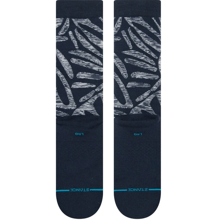 Stance Fractals Crew Socks In Navy 3 Stance Fractals Crew Socks In Navy - Image 3