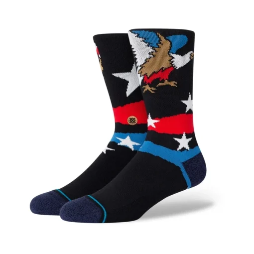 Stance Freedom Strike Crew Socks In Black 7 Stance Freedom Strike Crew Socks In Black -STANCE Shop stance freedom strike crew socks black m558b20fre blk b tihfcot6ktwjhe4j
