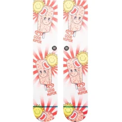 Stance Good Humor Crew Socks In Pink -STANCE Shop stance good humor crew socks pink a555c23goo pnk b1 w4qqqgohkavq84xk