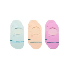 Stance Icon 3 Pack No Show Socks In Light Blue