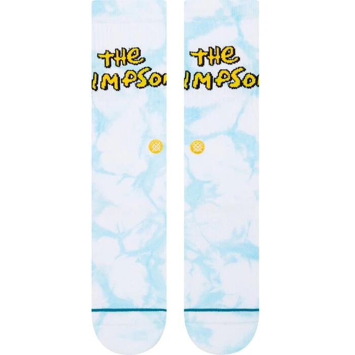 Stance Intro The Simpsons Crew Socks In White 2 Stance Intro The Simpsons Crew Socks In White - Image 2