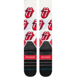 Stance Licks Rolling Stones Snow Socks In Black -STANCE Shop stance licks snow socks black a758c22lic blk b2 k3fdwxhdyq9fl736