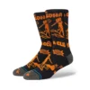Stance Live Aloha Crew Socks In Washedblack