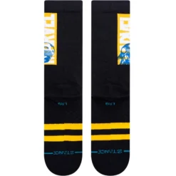 Stance Mark 3 Marvel Crew Socks In Black -STANCE Shop stance marvel mark 3 crew socks black a558c21mar blk b2 tmn03lhoto2l1zrz