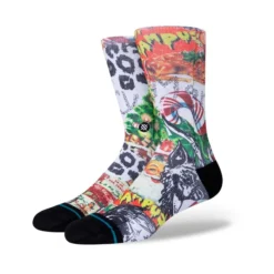 Stance Merry Krampus Crew Socks In White