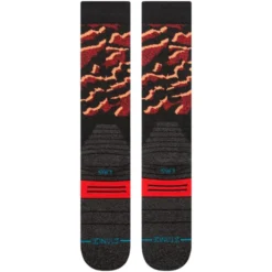 Stance Pelter Snow Socks In Black -STANCE Shop stance pelter snow socks black a758c23pel blk b2 00bzadqeov8znnax